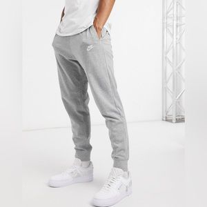 Nike Men’s Sportswear Club Fleece Jogger Pants Grey Size Medium